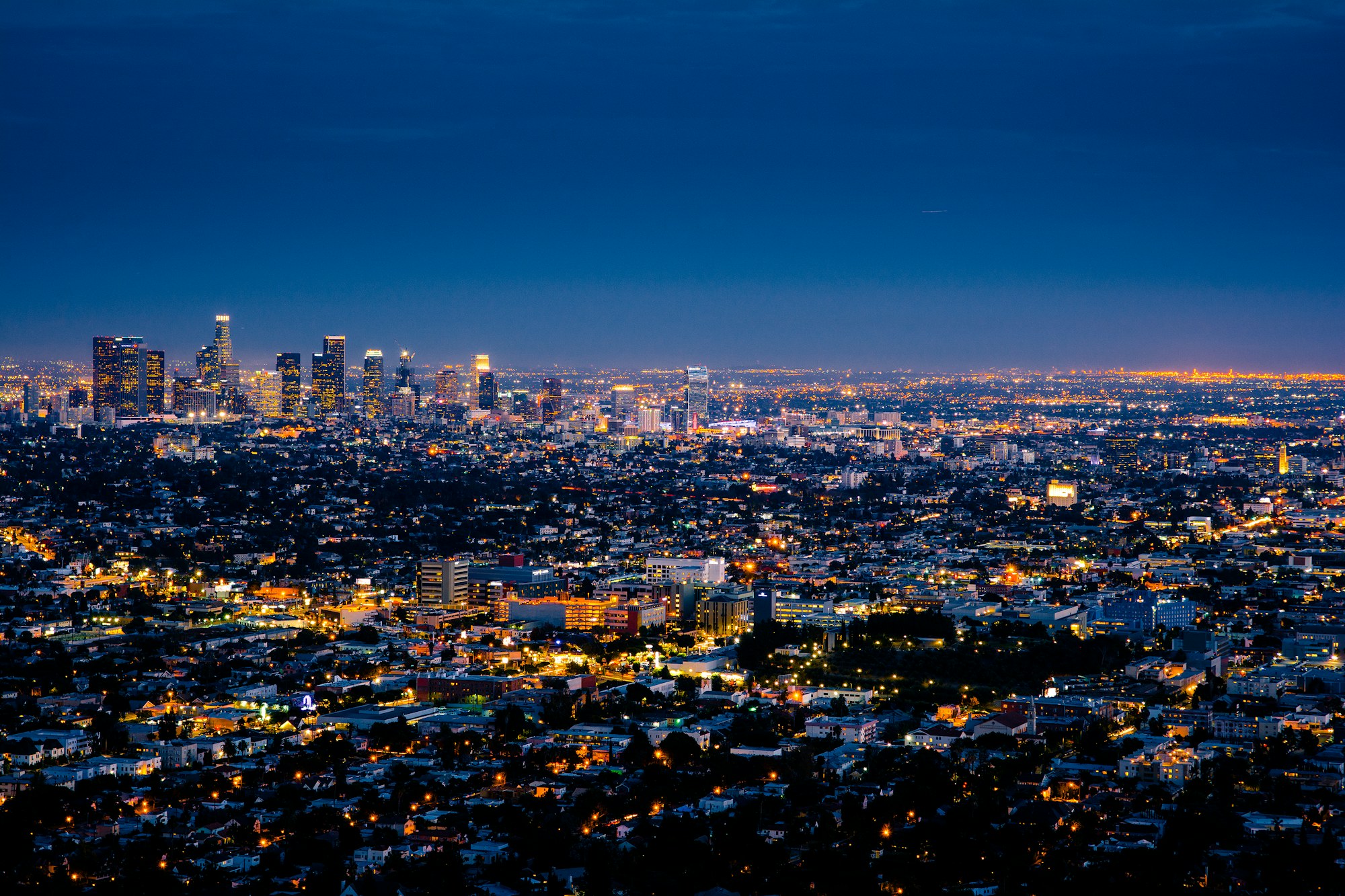 La ville la nuit, mille lumières